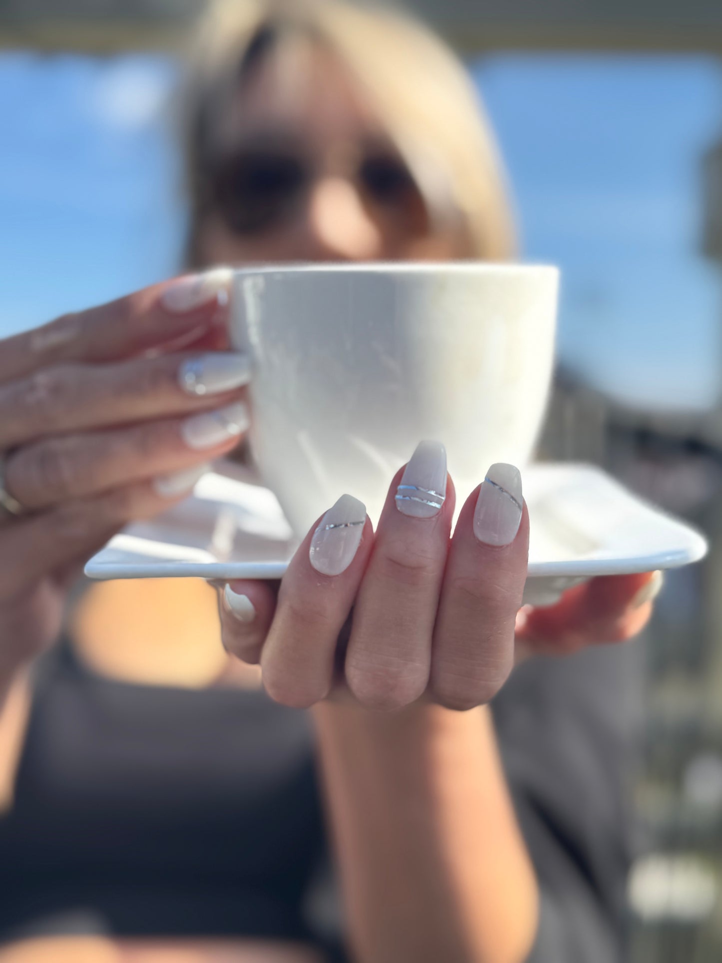 Glistening White