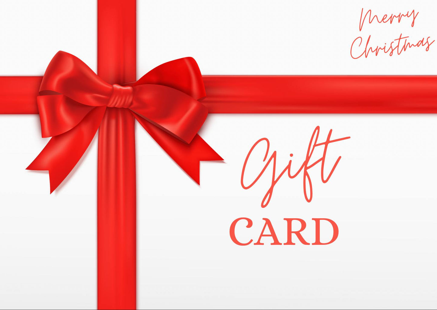 K&K Accessories & Nails Gift Card Merry Christmas